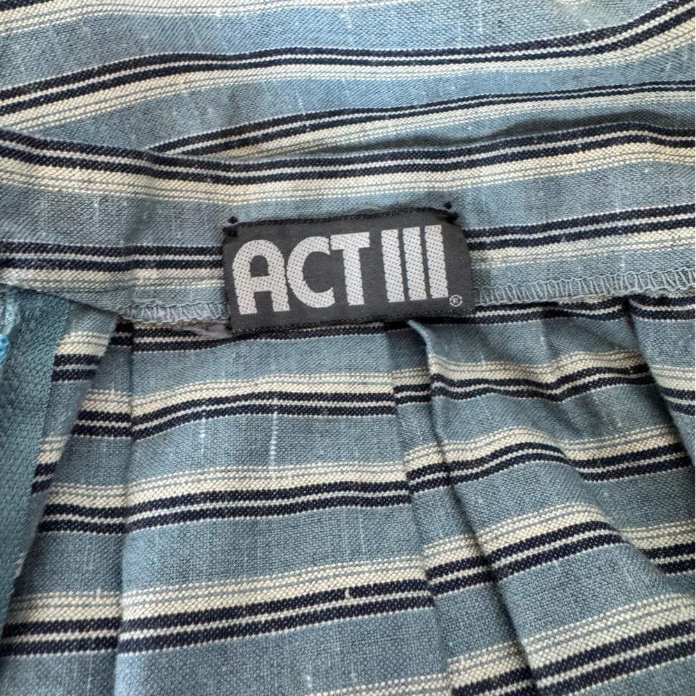 Vintage Act III Striped Skirt Set - Picture 7 of 7